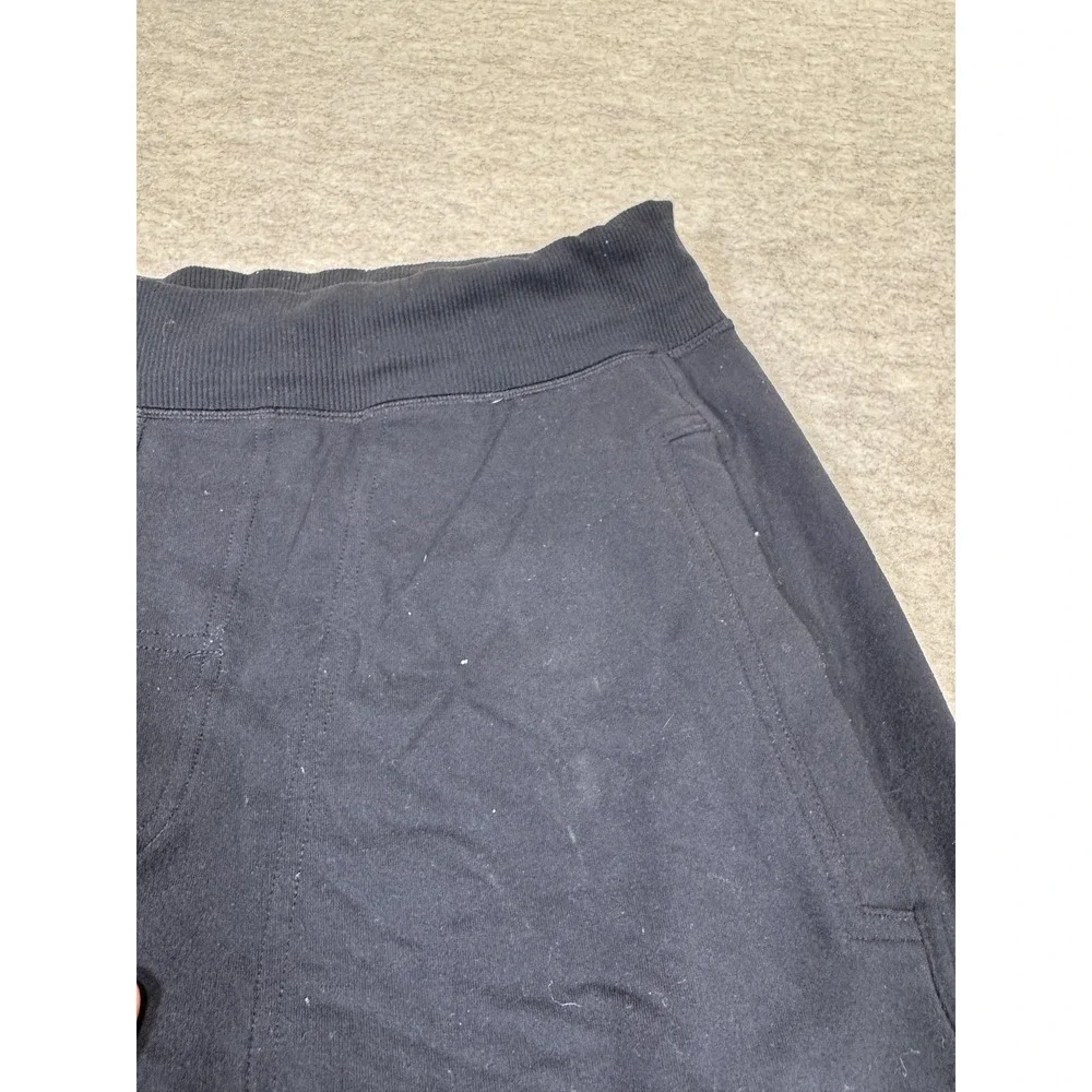 Lululemon‎ Sweatpants Womens XL Black Straight Leg Elastic Waist Pockets Yoga